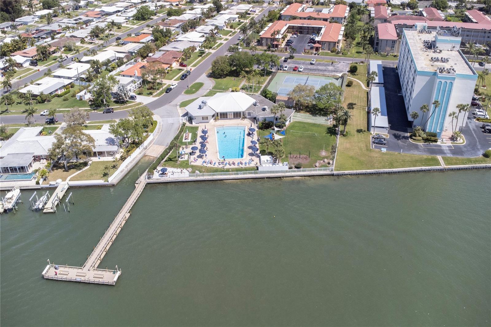 Fishing pier and boat ramp