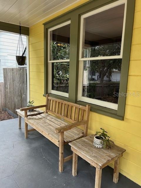 Shaded Front Porch