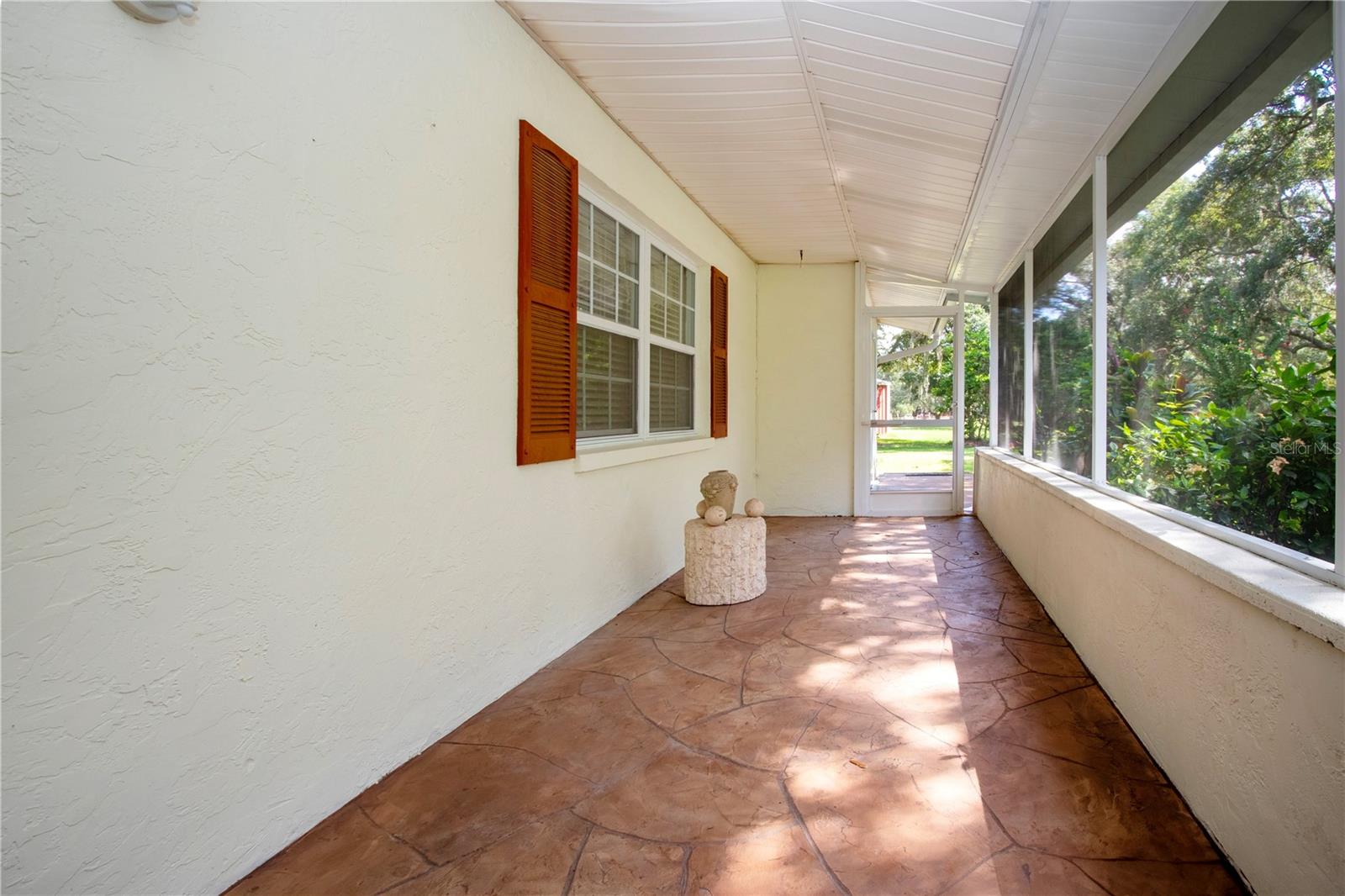 View of screened in Front Porch