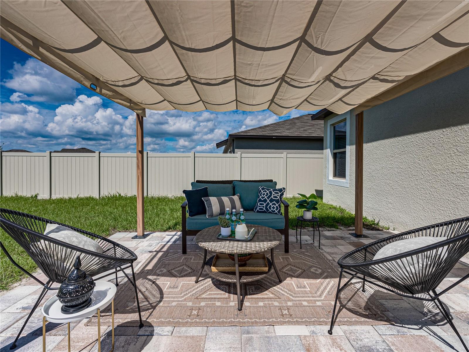 Paver Patio and Pergola