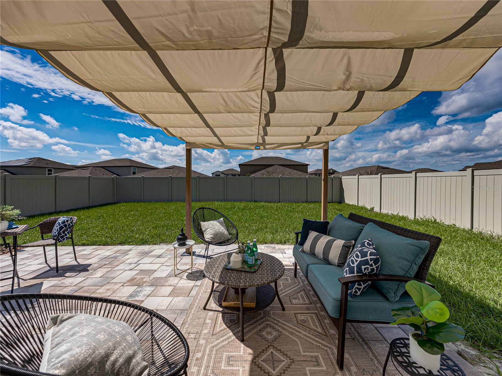 Paver Patio and Pergola