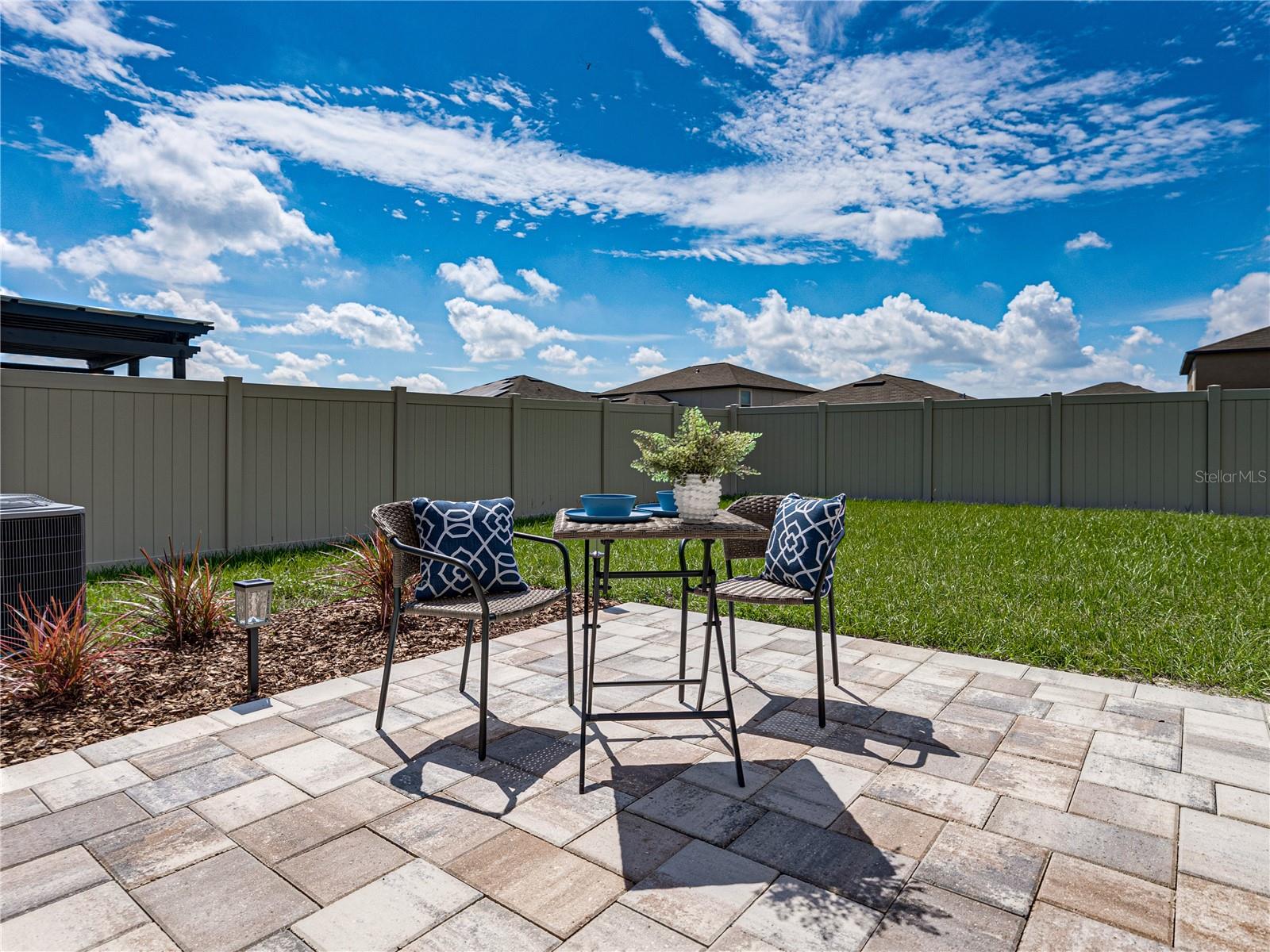 Open Paver Patio