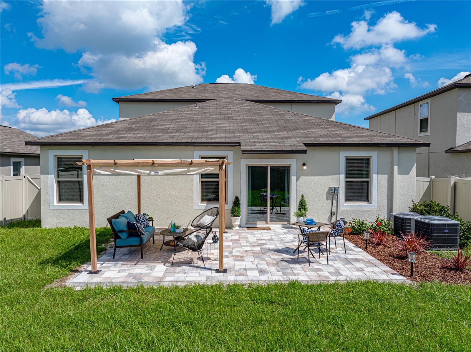 Paver Patio and Pergola