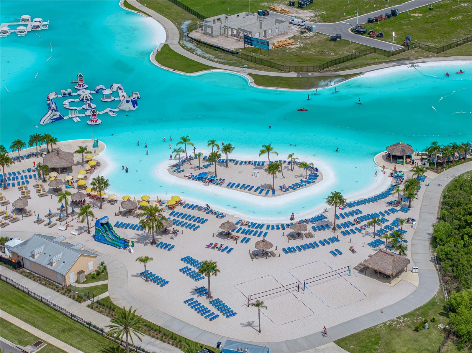 Lagoon Island, Cabanas and Sand Volleyball