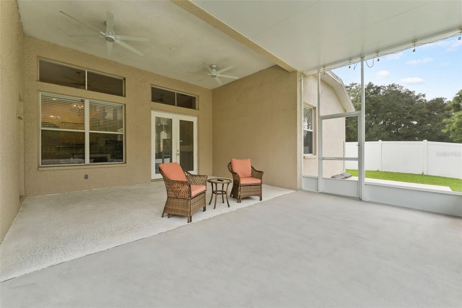 Oversized extended covered lanai