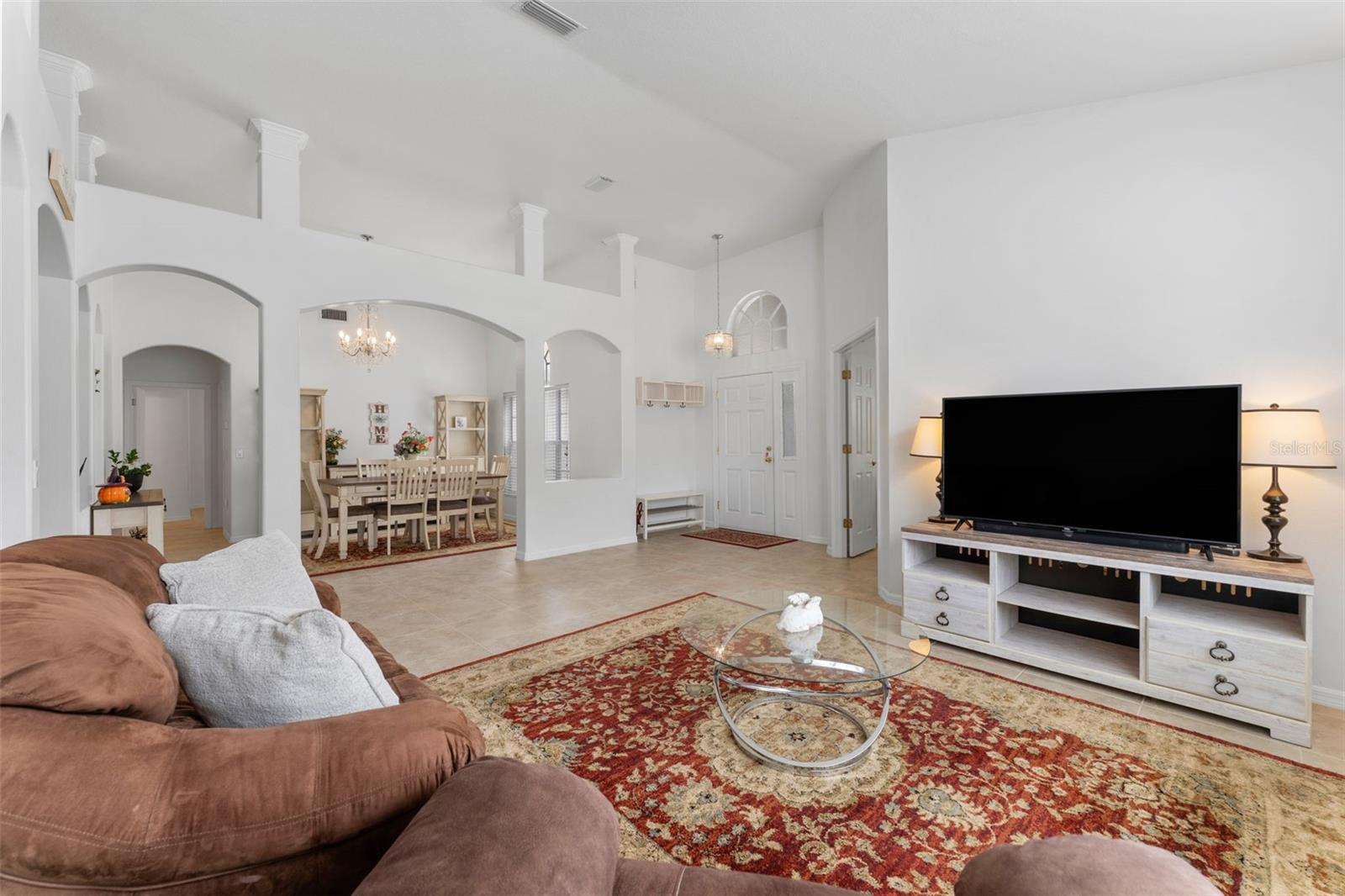 Formal Living Room With Area Rug Shown