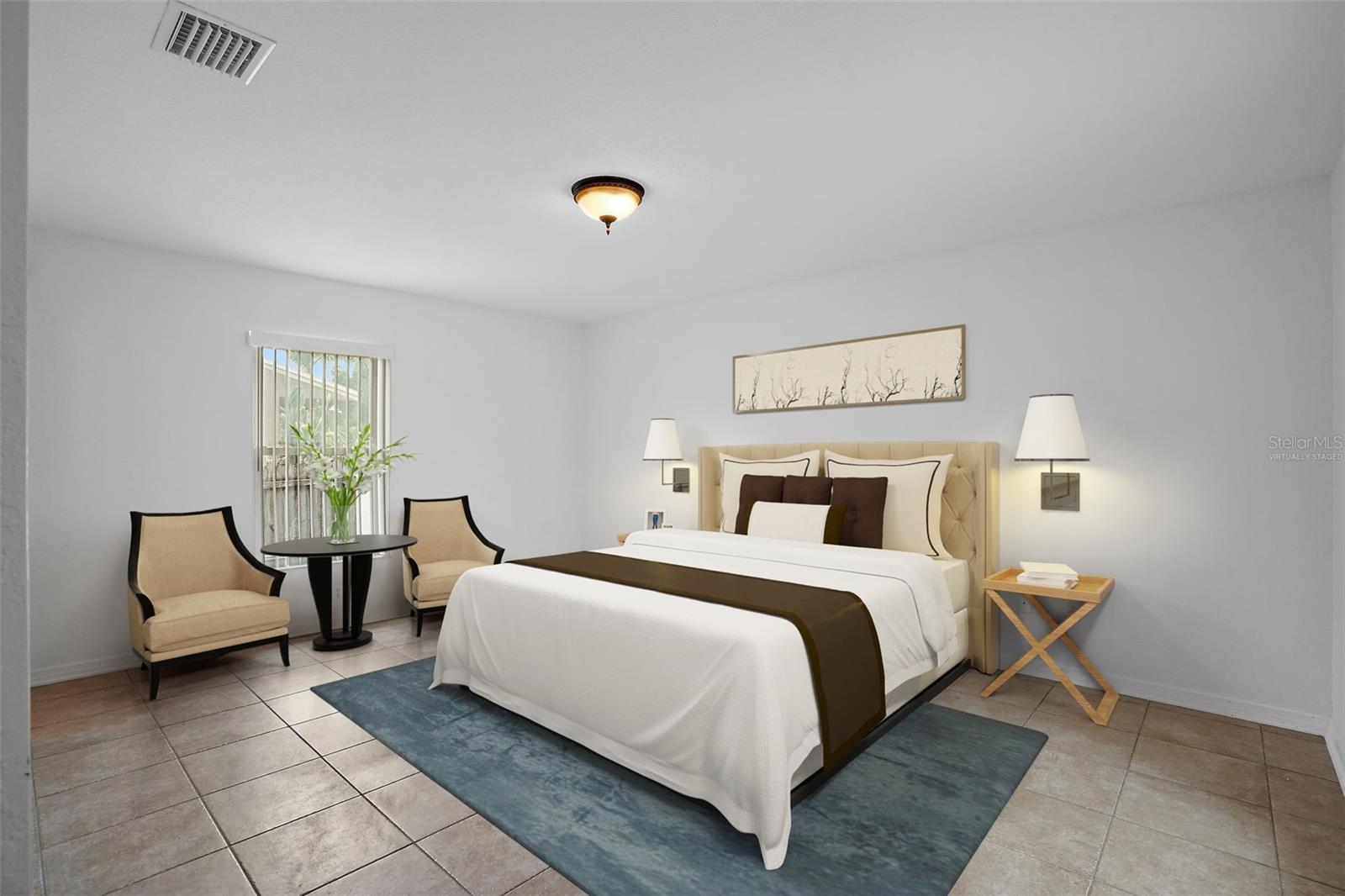 Primary Suite - Virtually Staged
