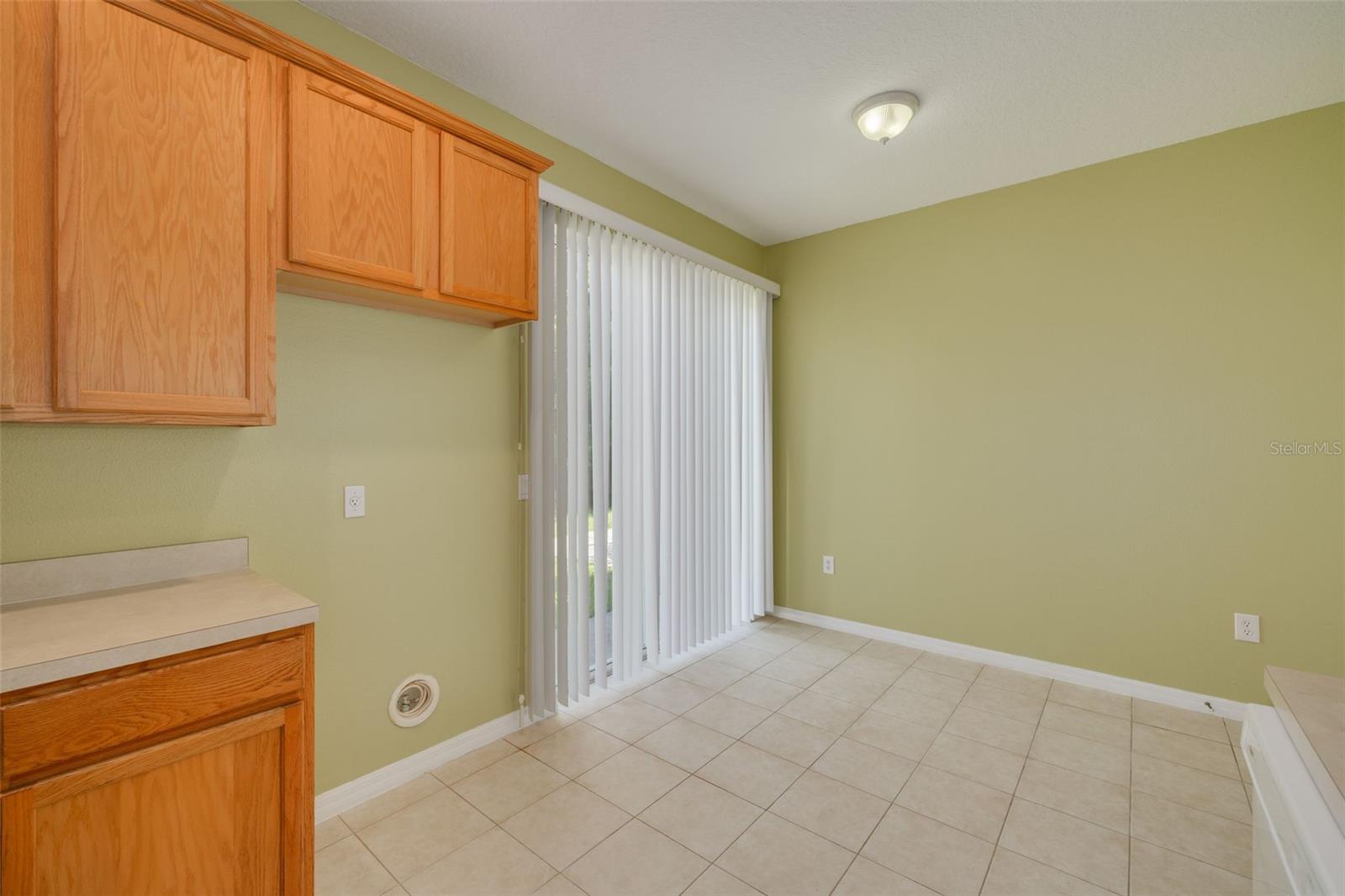 Dinette Area and Sliding Doors to Patio