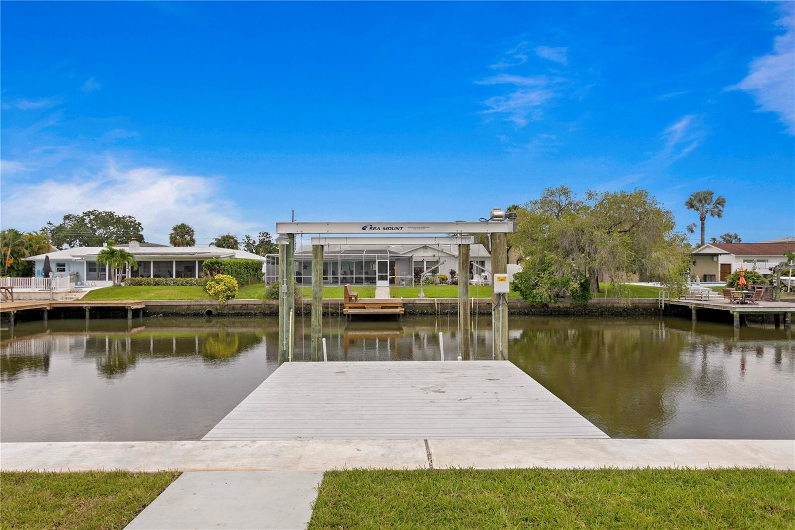 Brand new boat dock and 10K lb boat lift