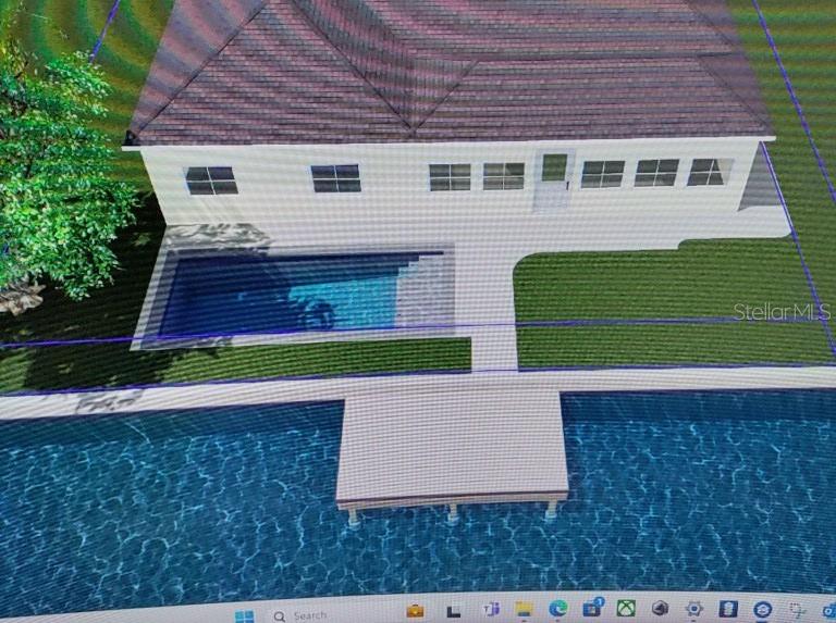 Pool rendering by Elite Pool Designs