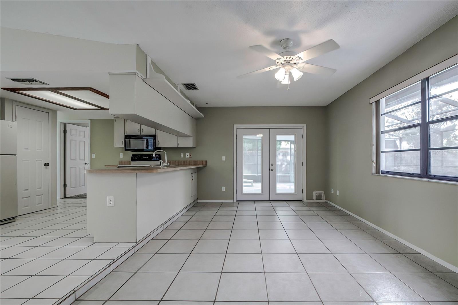 Kitchen and Family Room