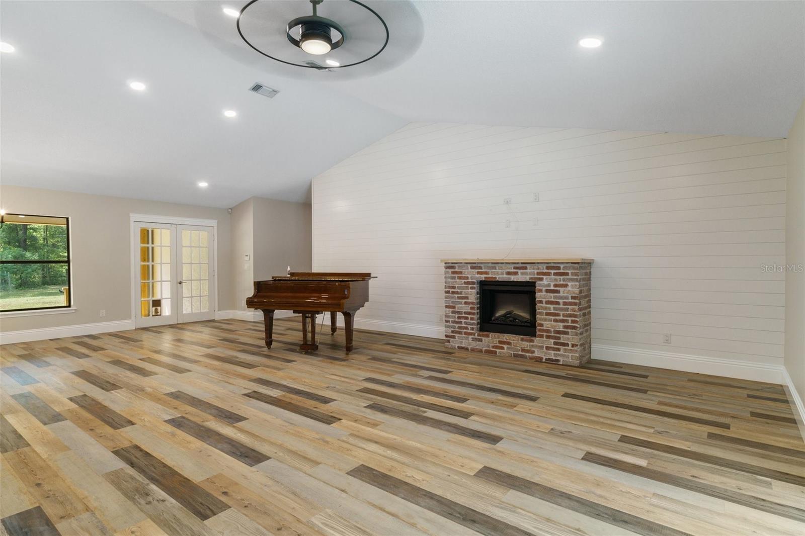 Luxury vinyl plank flooring throughout the home.