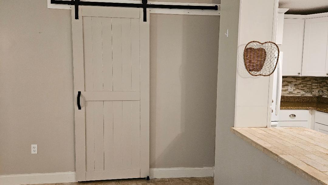 Extra large closet in living room