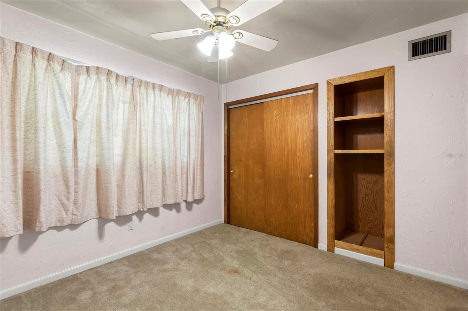 Bedroom Three with Closet and Built In