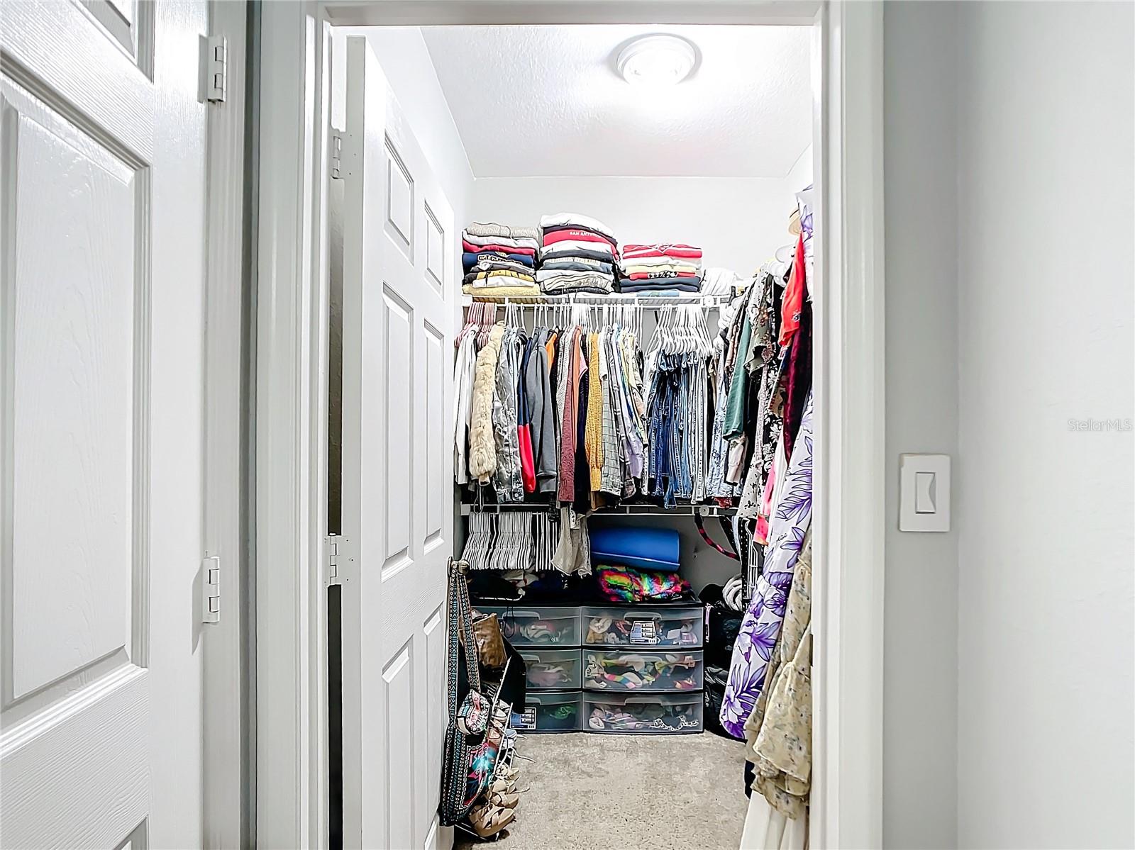 Primary Bedroom Walk In Closet