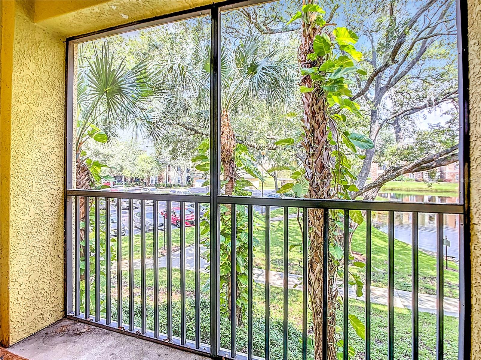 Balcony with Water View off Primary Bedroom (Can also access from Living Area)