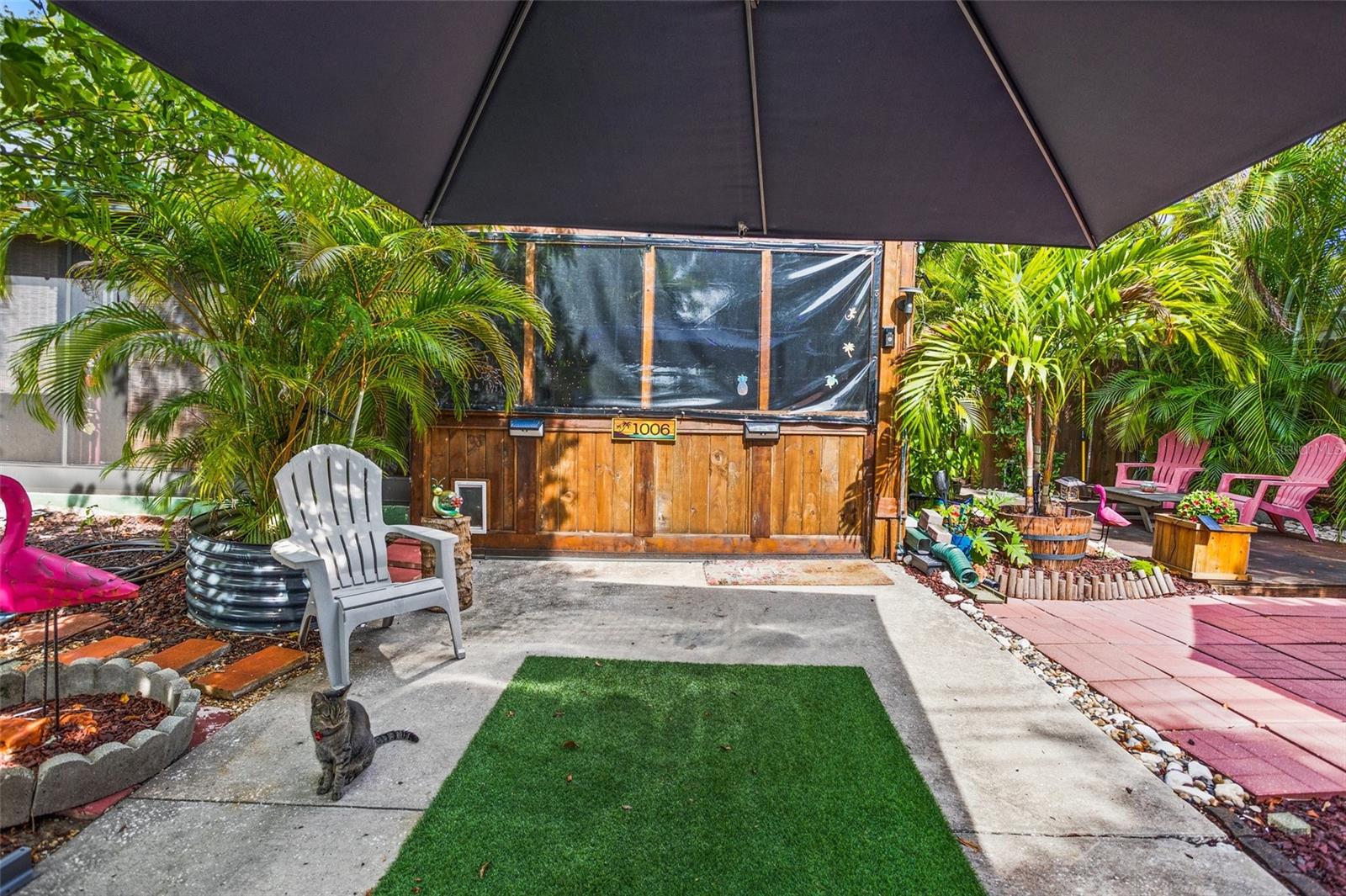 DRIVEWAY TO ENCLOSURED CARPORT