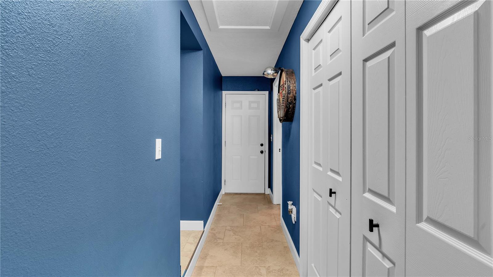 hallway to master bath