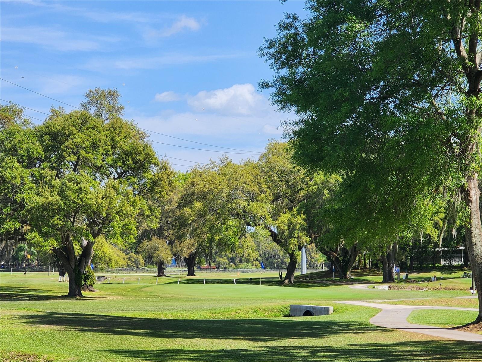 Golf course.