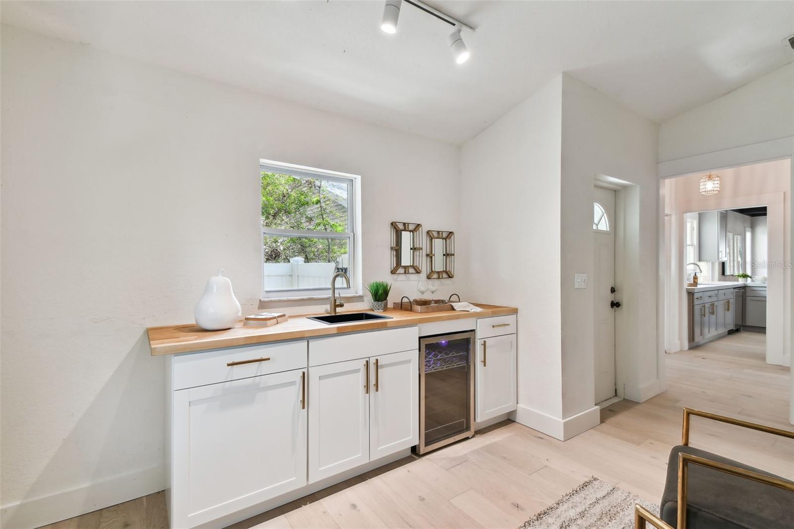 Bonus room with wet bar and wine refrigerator