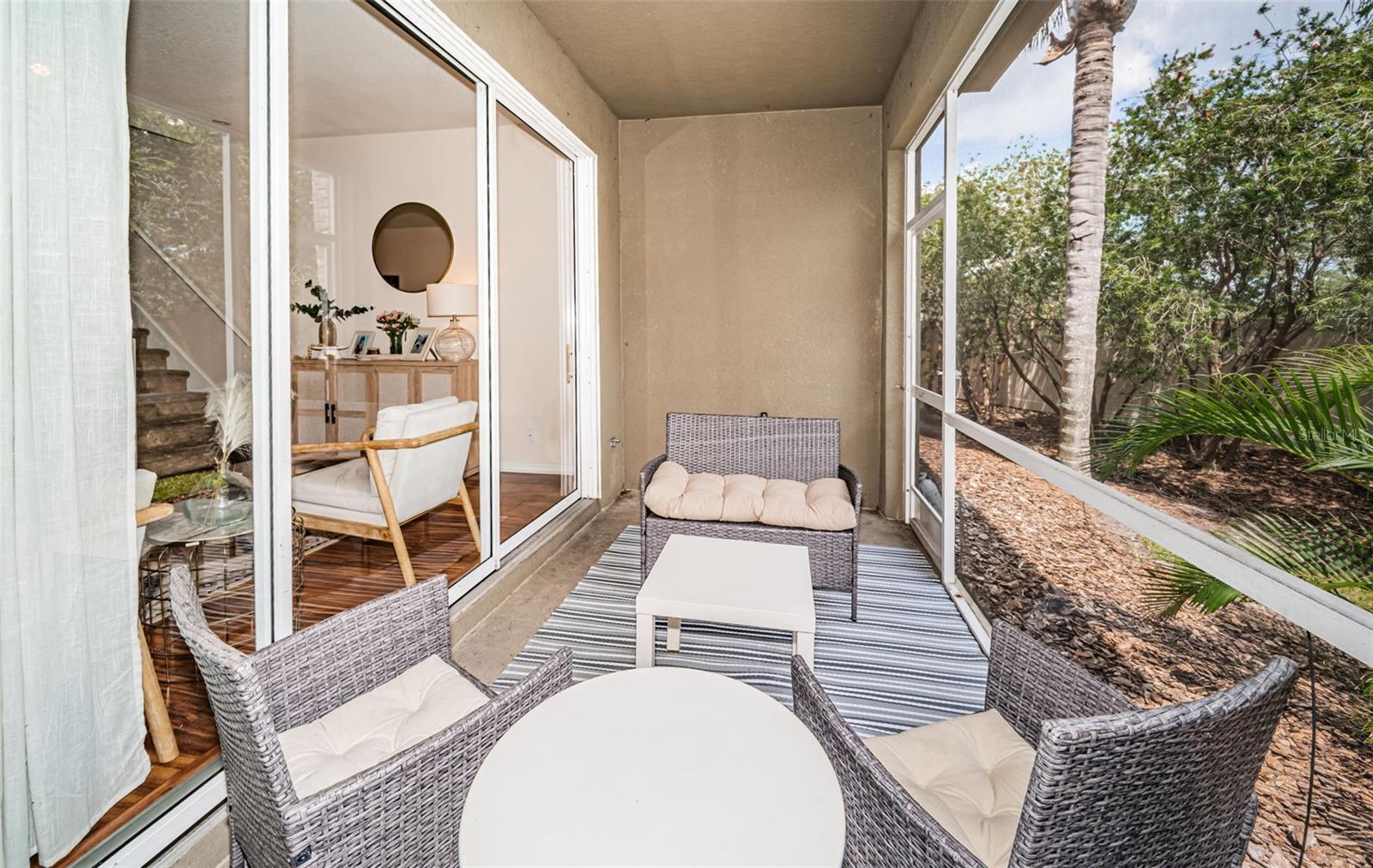 Lovely screened in porch