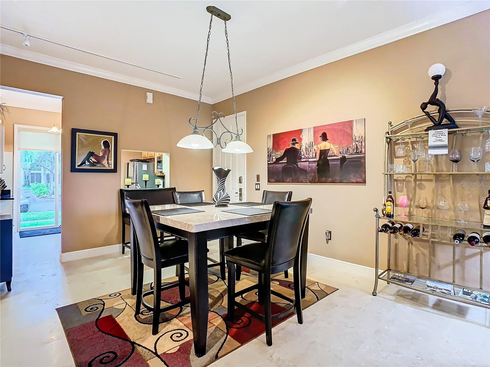 WOW - great art work and designer furniture compliment this upscale condo.