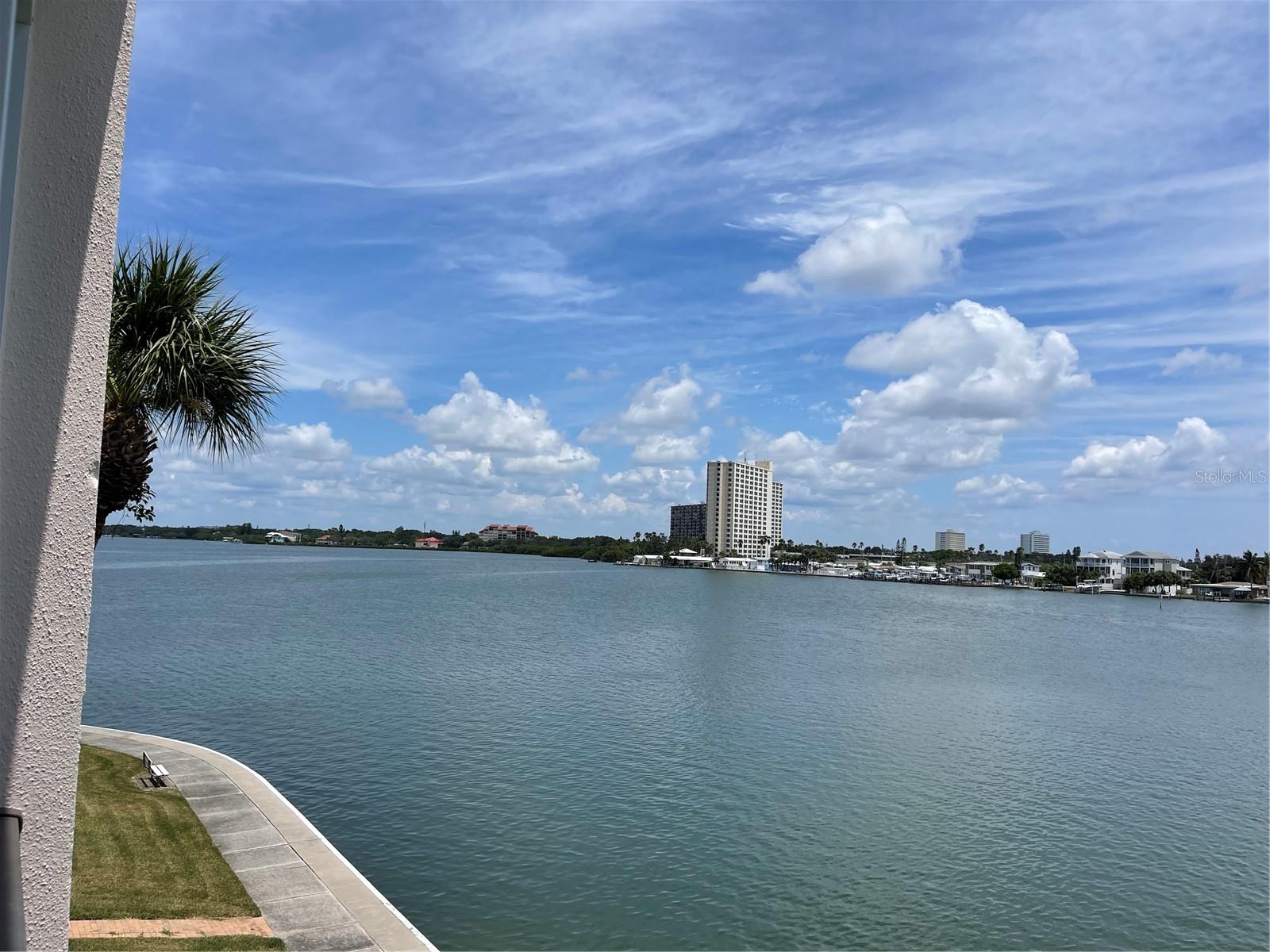 View of intercostal from third floor balcony