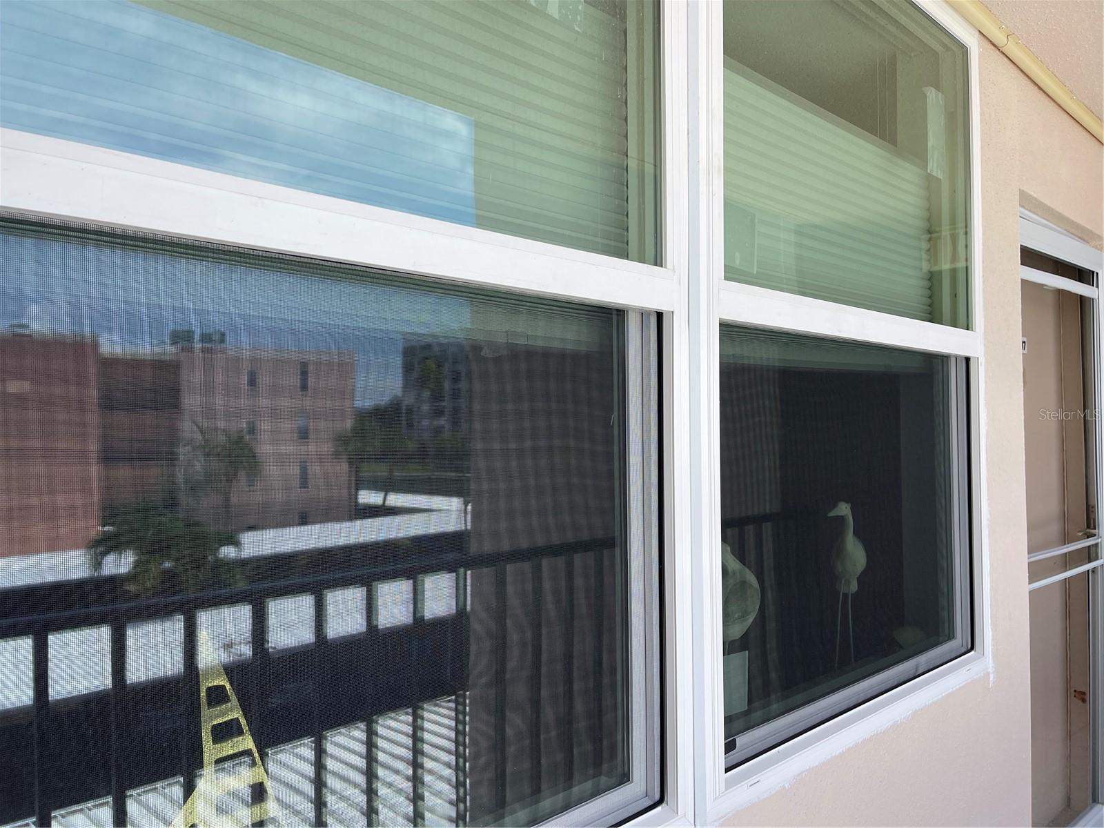 High Impact Windows were upgraded in June of 2024 and the windows were permitted.