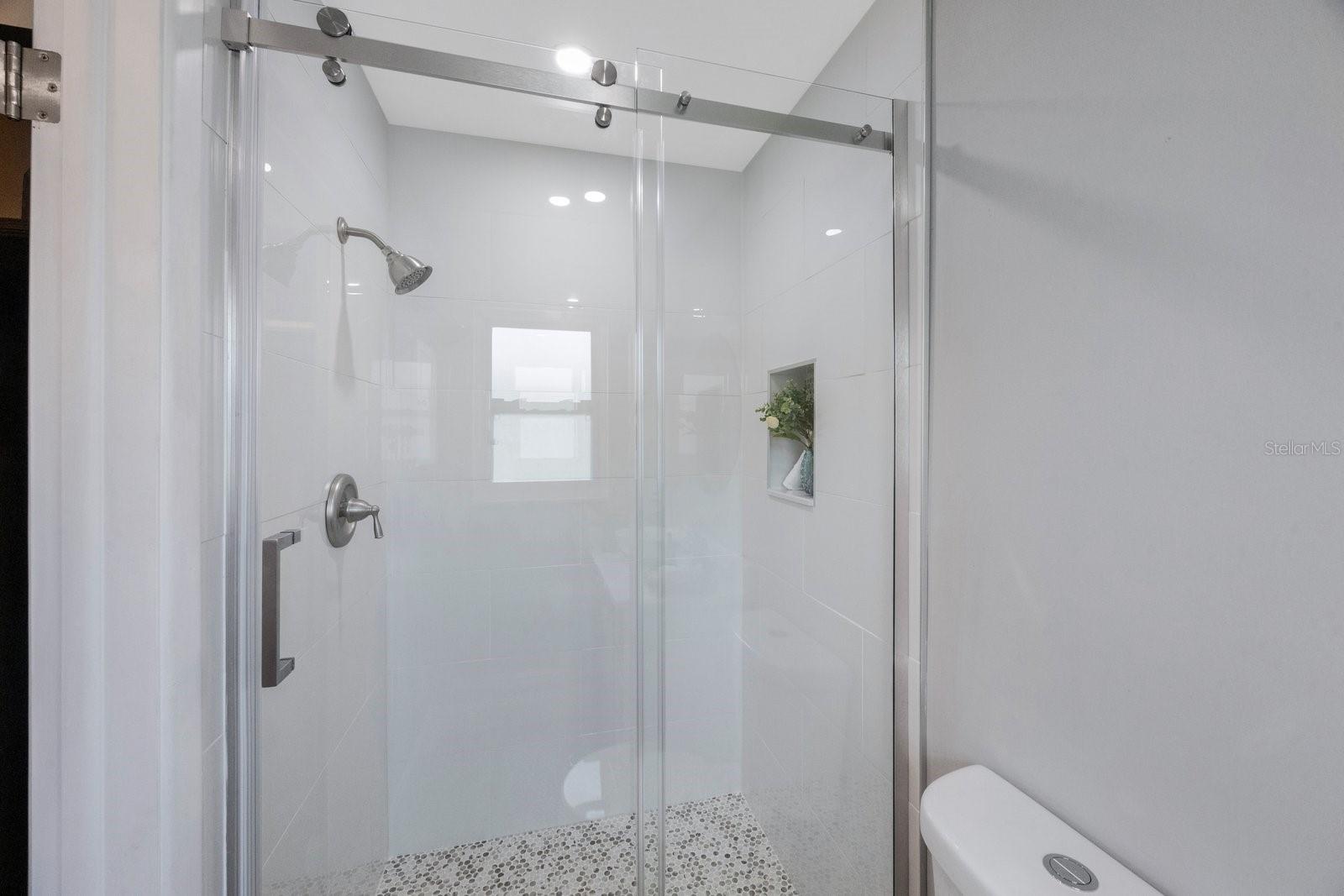 Beautiful shower area!