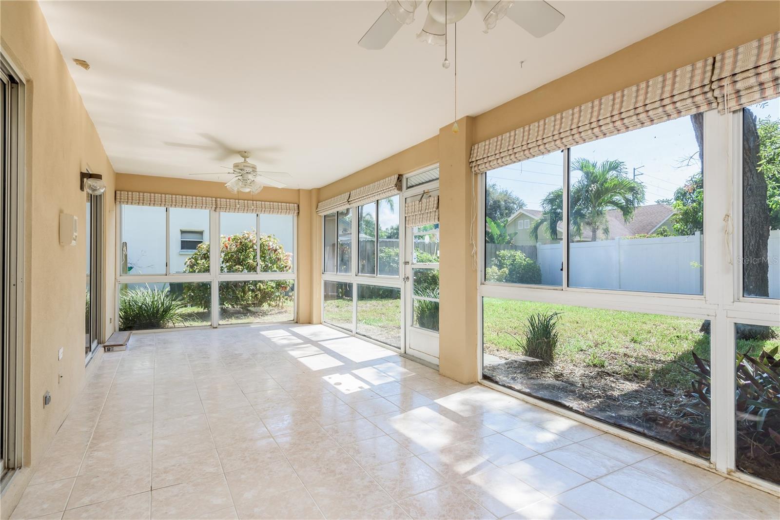 Florida room from the Family room