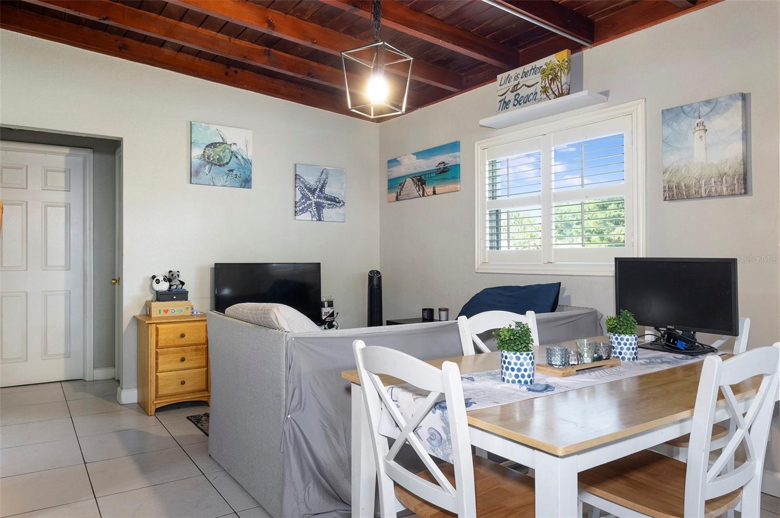 Dining Room being used as a 2nd TV area