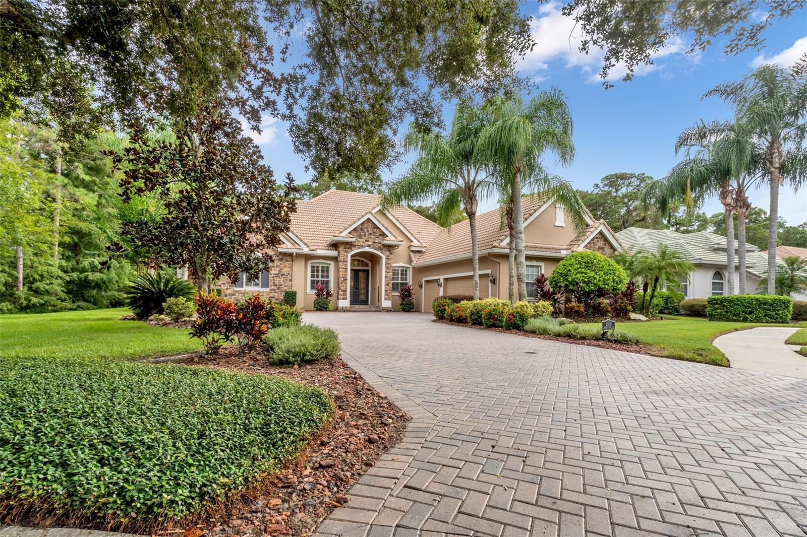 Beautiful Paved Driveway