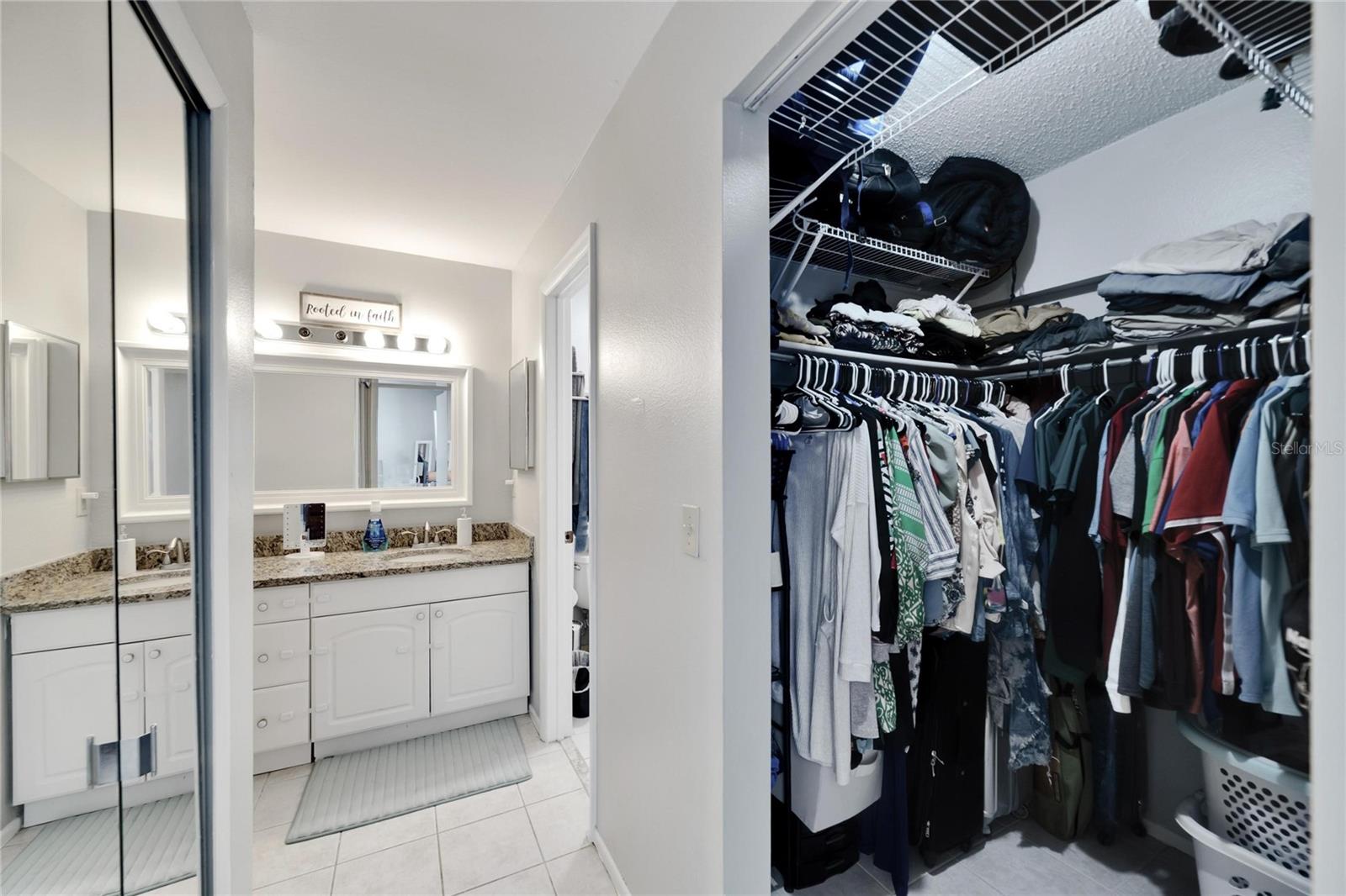 Master Bathroom & Closet