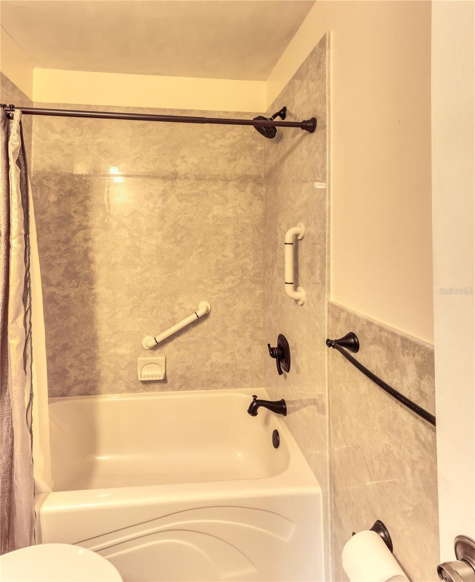 Guest Bath - Tub with Shower