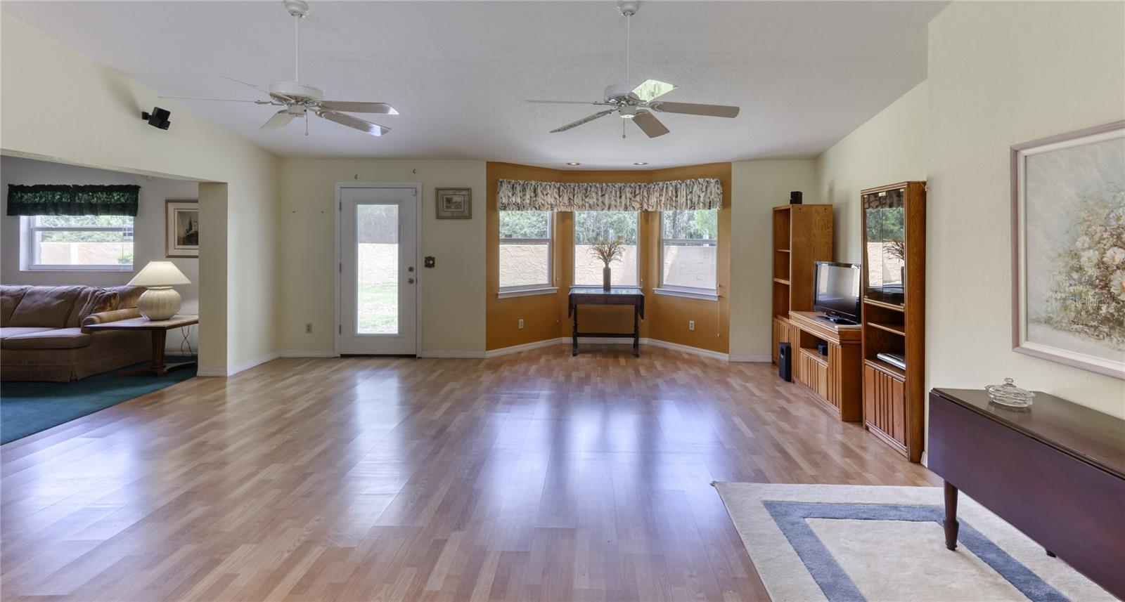 Great Room with Bay Window