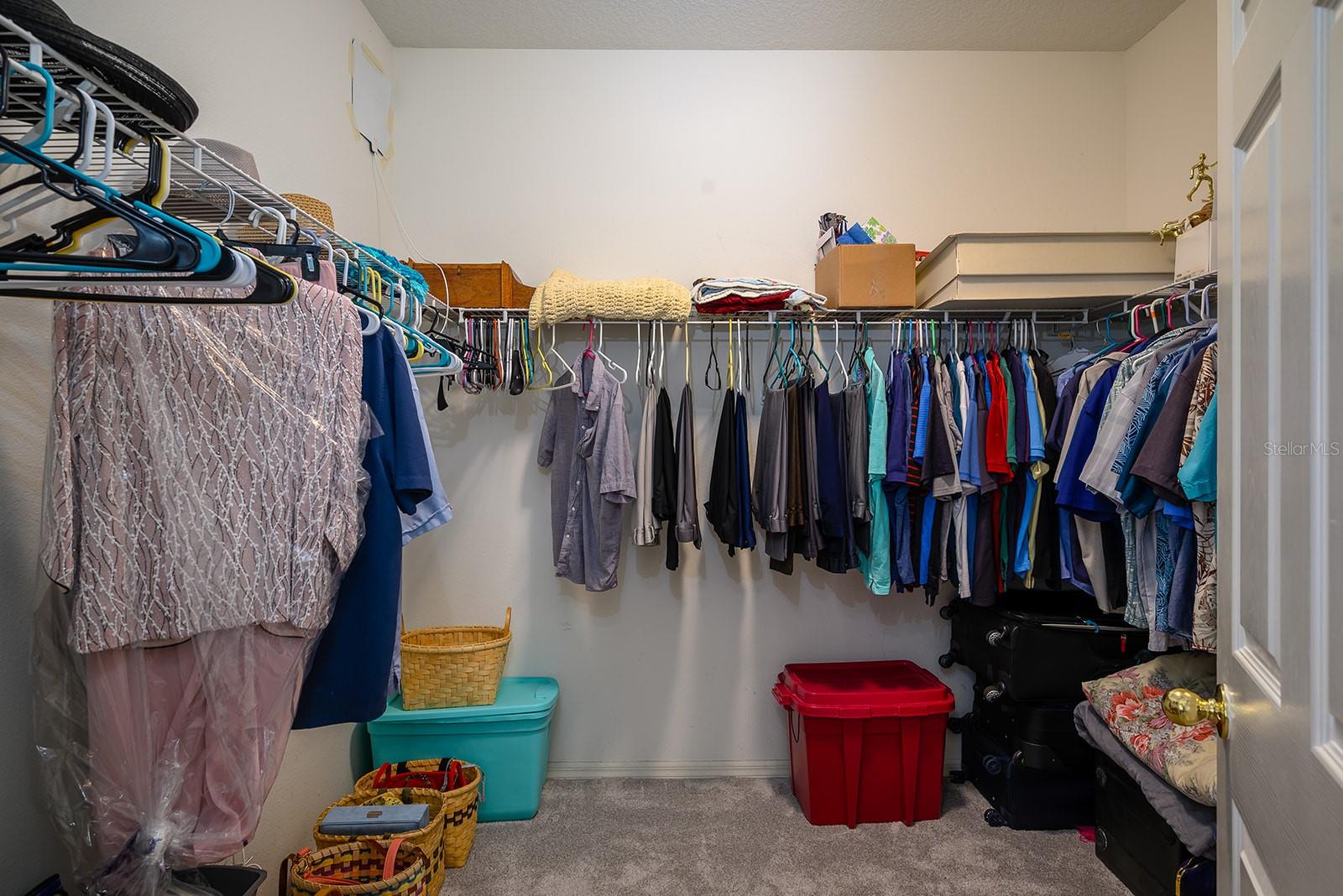 Master bedroom - walk-in closet