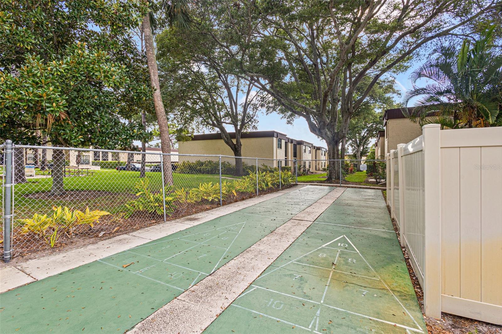 Shuffleboard court