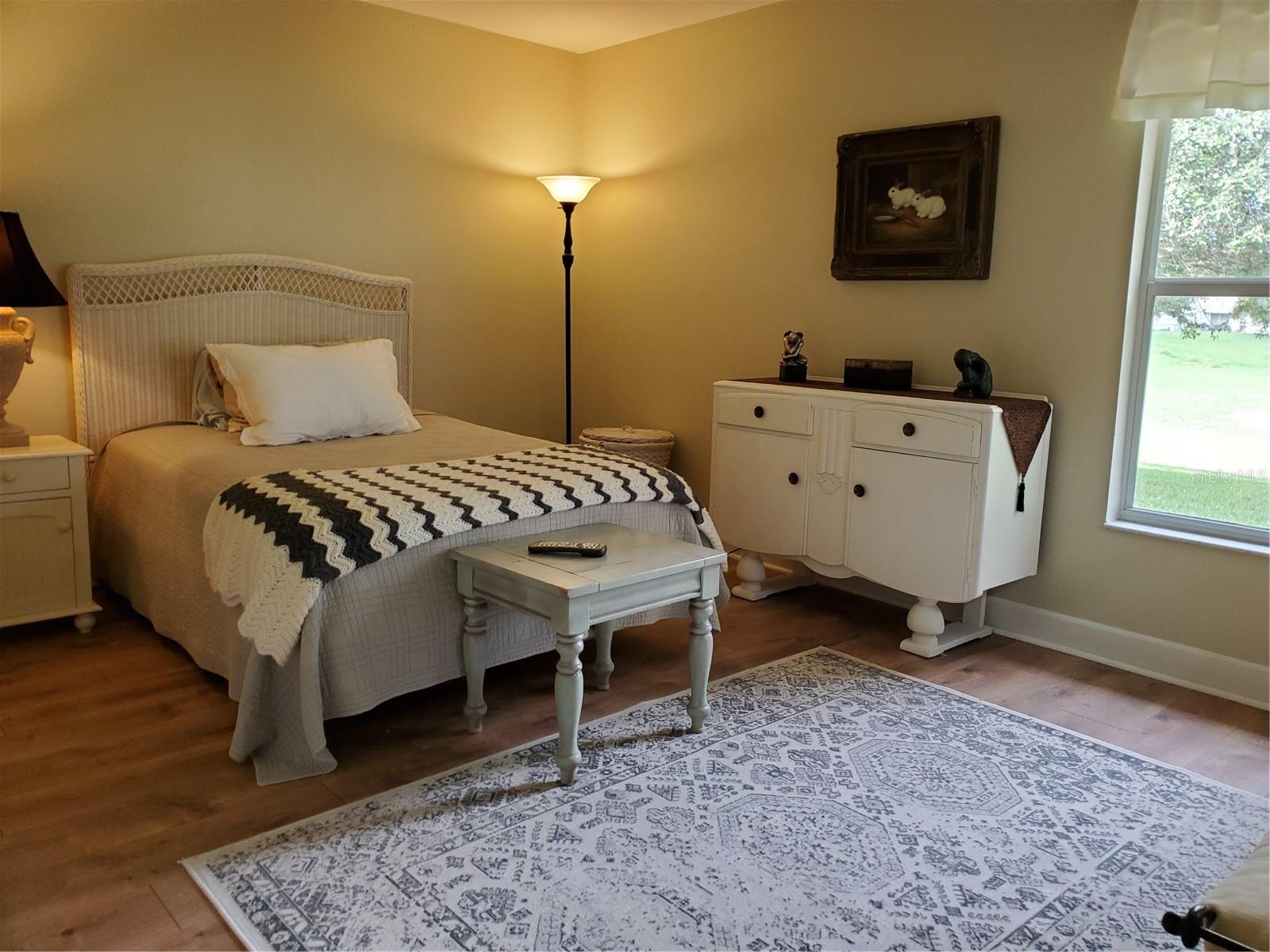 Partial View of 2nd Bedroom (or Mother-in-Law Suite) at back of house