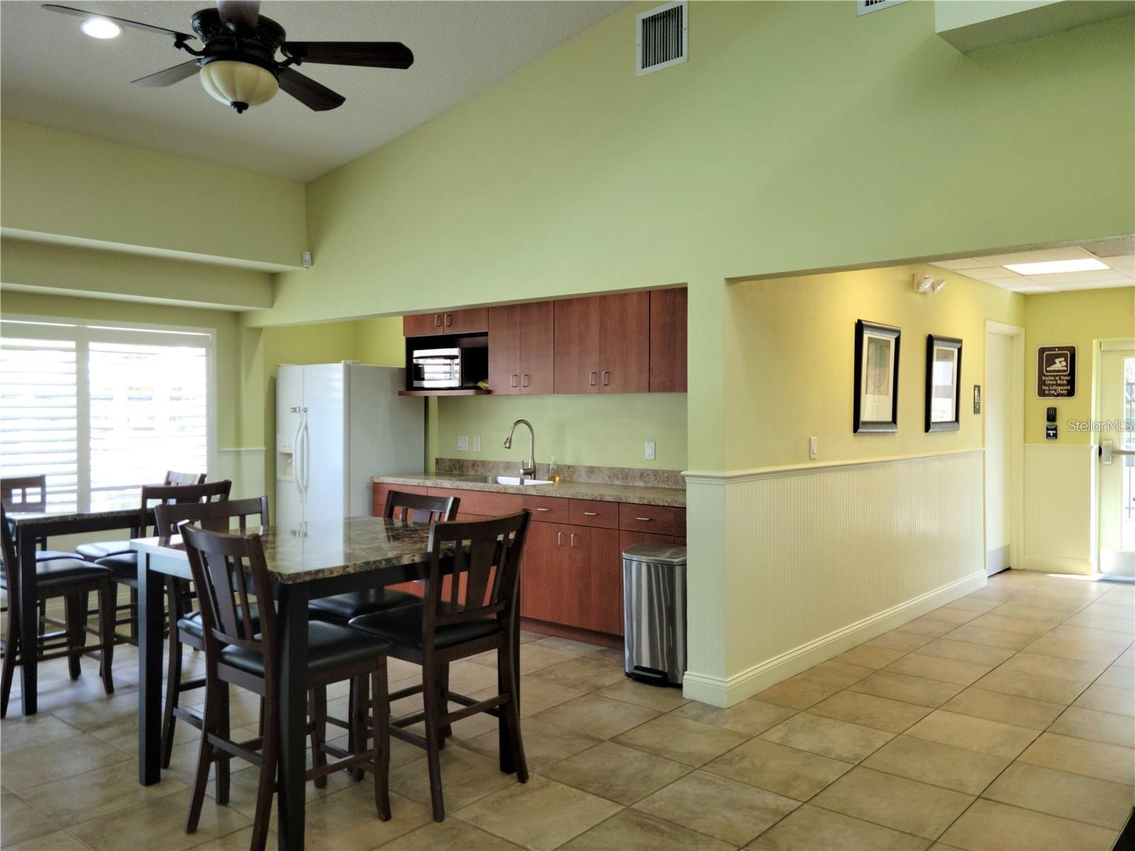 Clubhouse Eat-in Area, Adjacent to Vending Machines