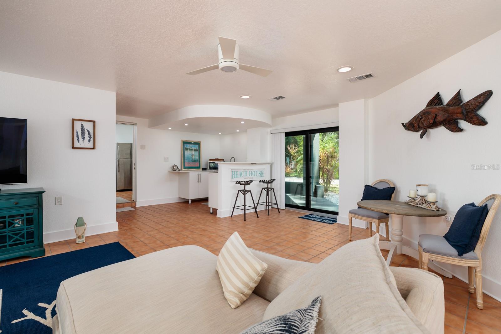 Family Room with Kitchenette