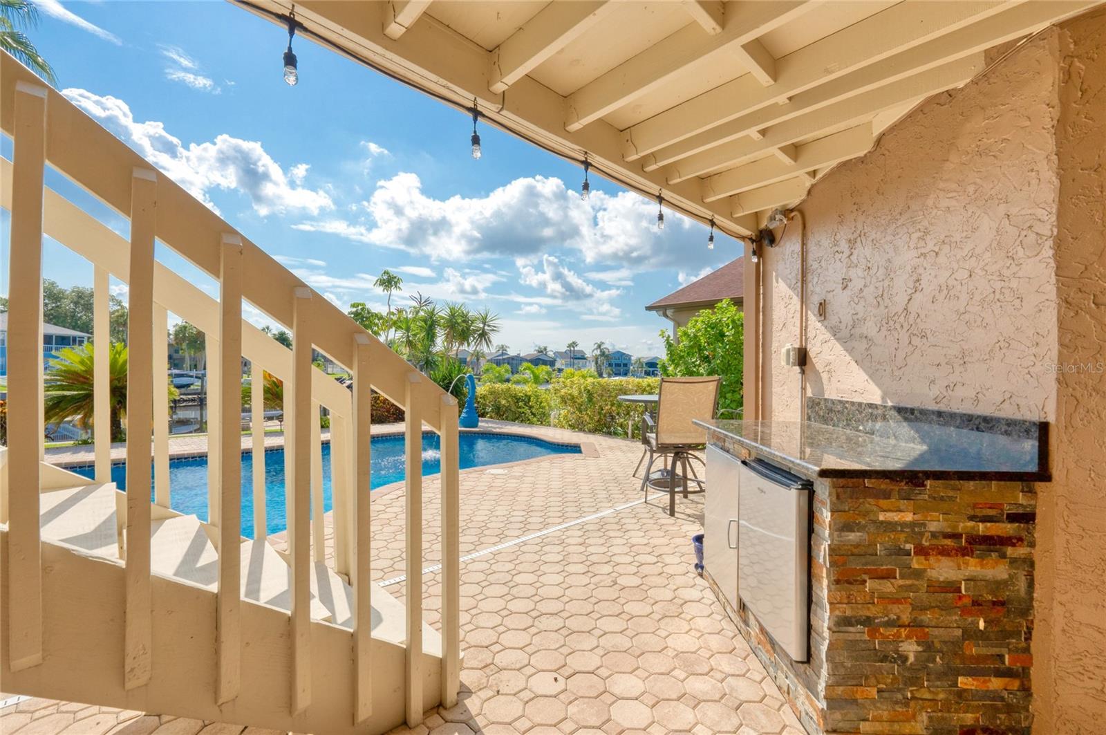 View from the pool deck