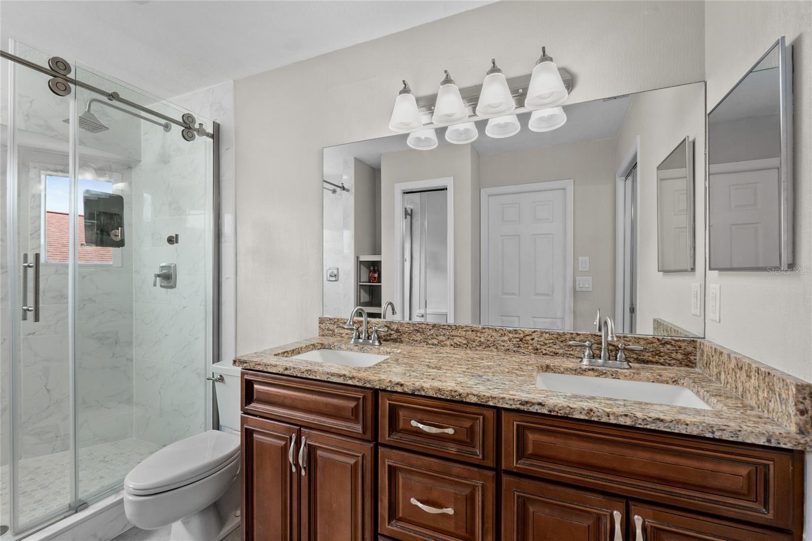 Primary Bathroom with dual sinks