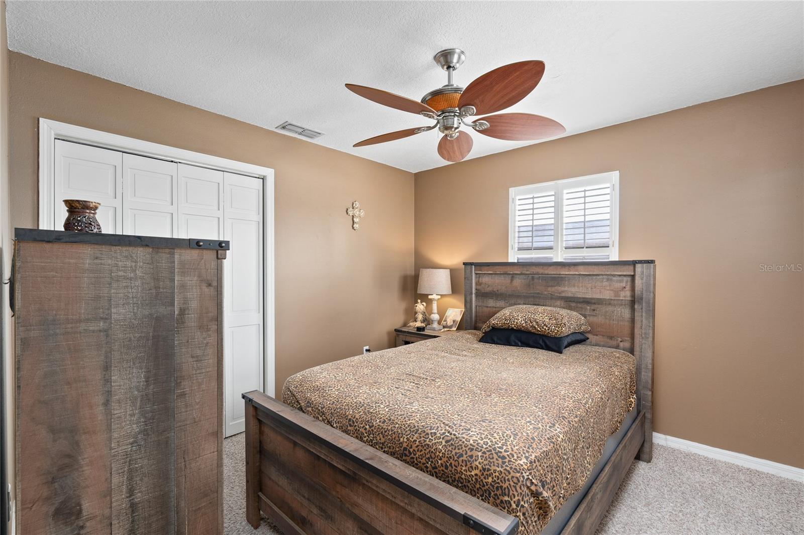 Bedroom 2 with plantation shutters