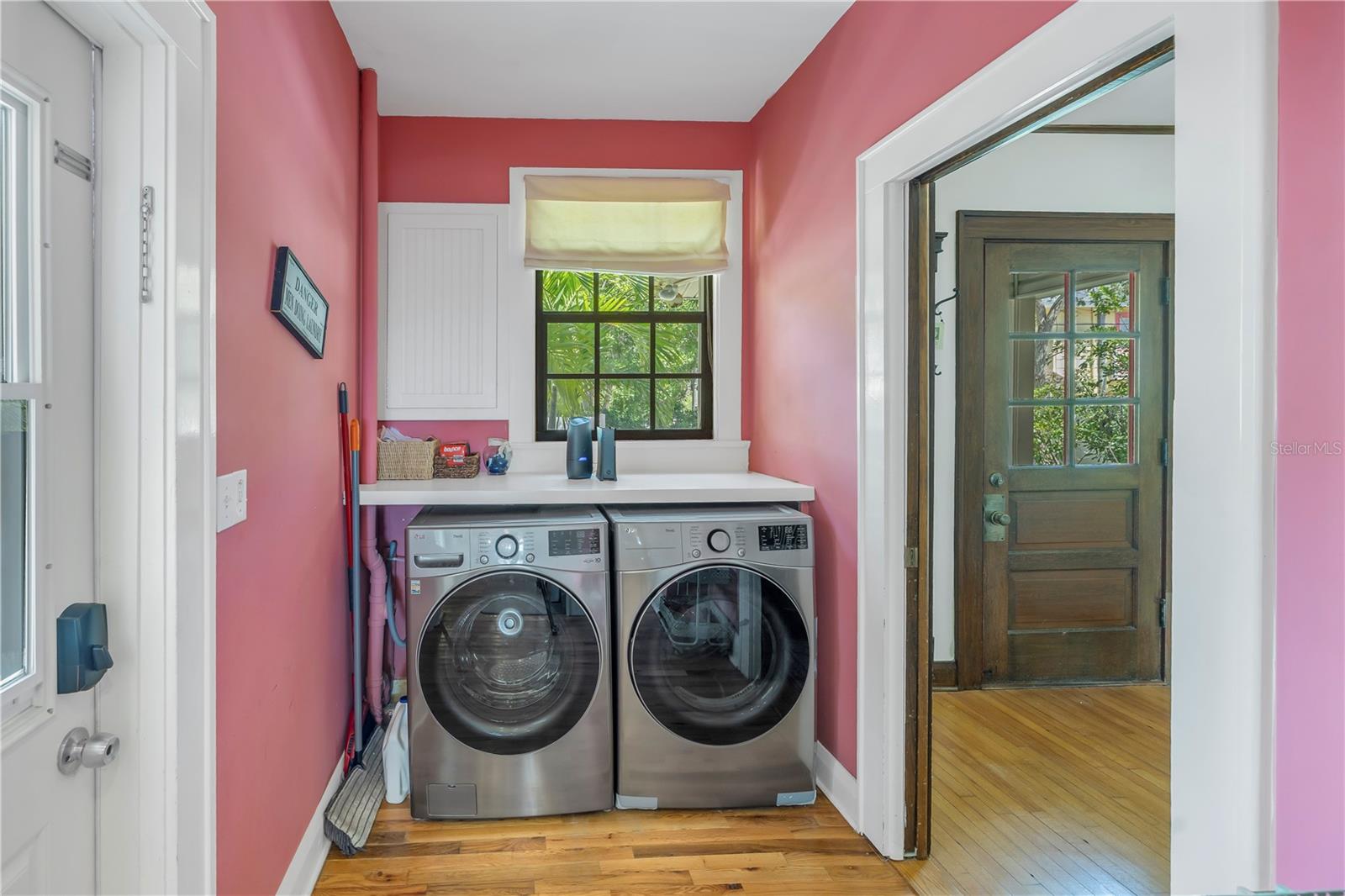 Laundry right off the kitchen