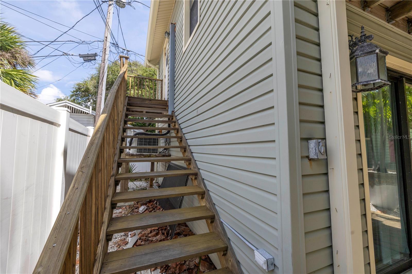 Stairs to upstairs duplex unit