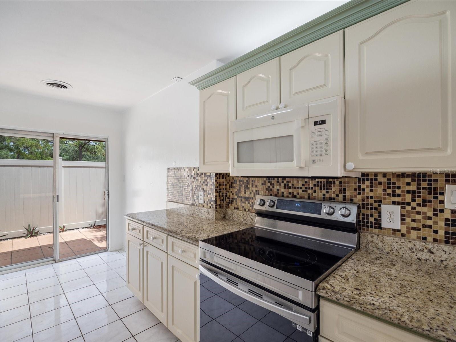 Beautiful natural light in the kitchen