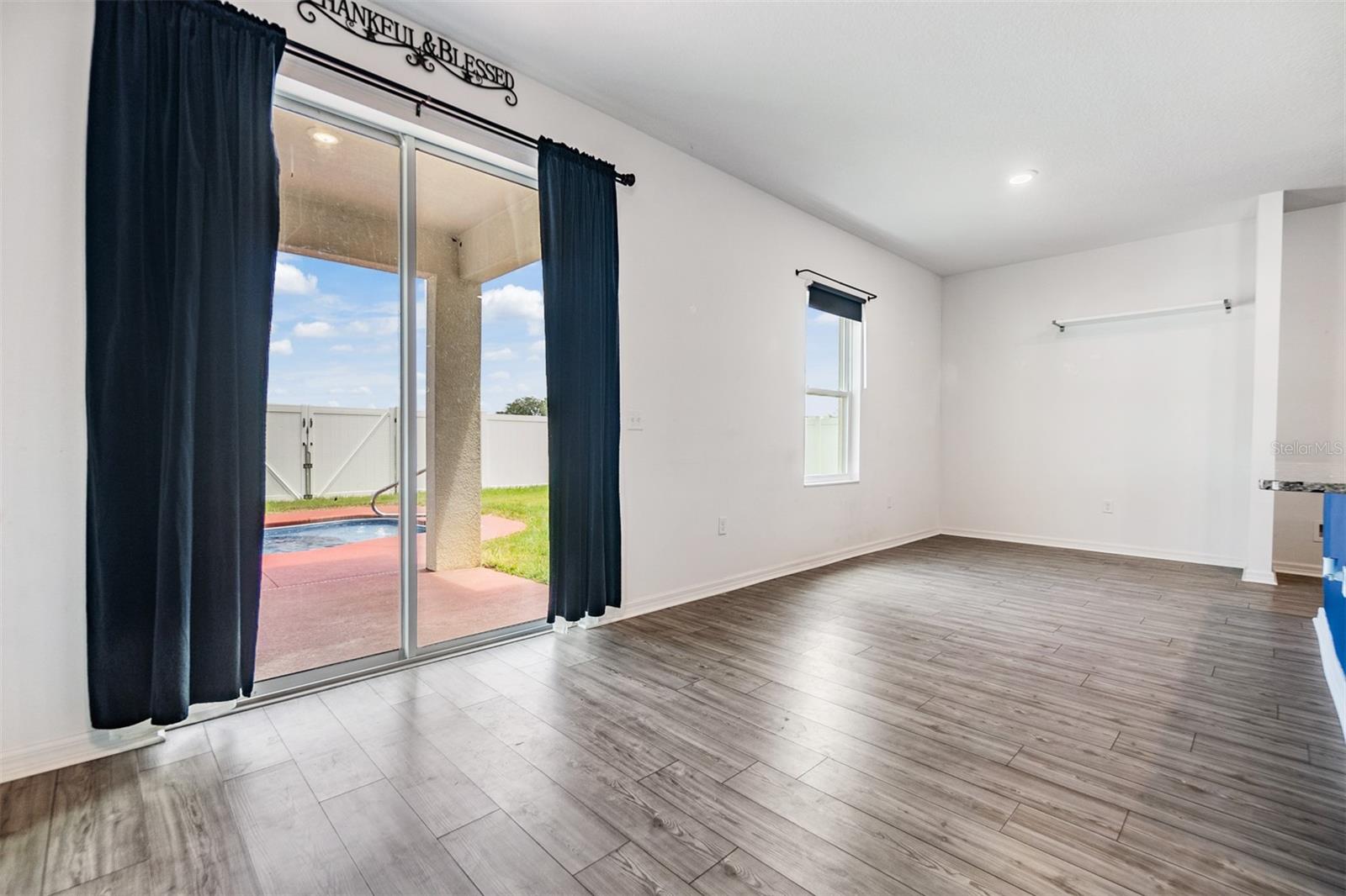 View of Dining Area from Living Room