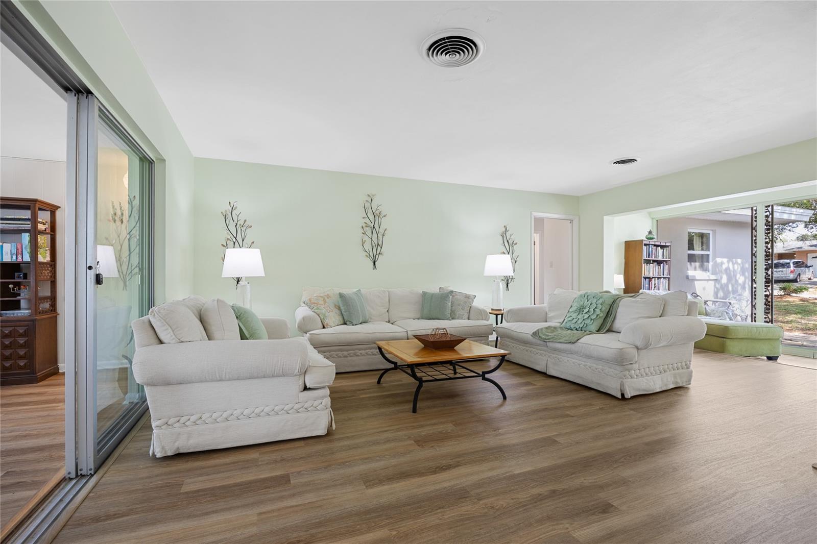 This Living Room is spacious and can accommodate your largest furniture!