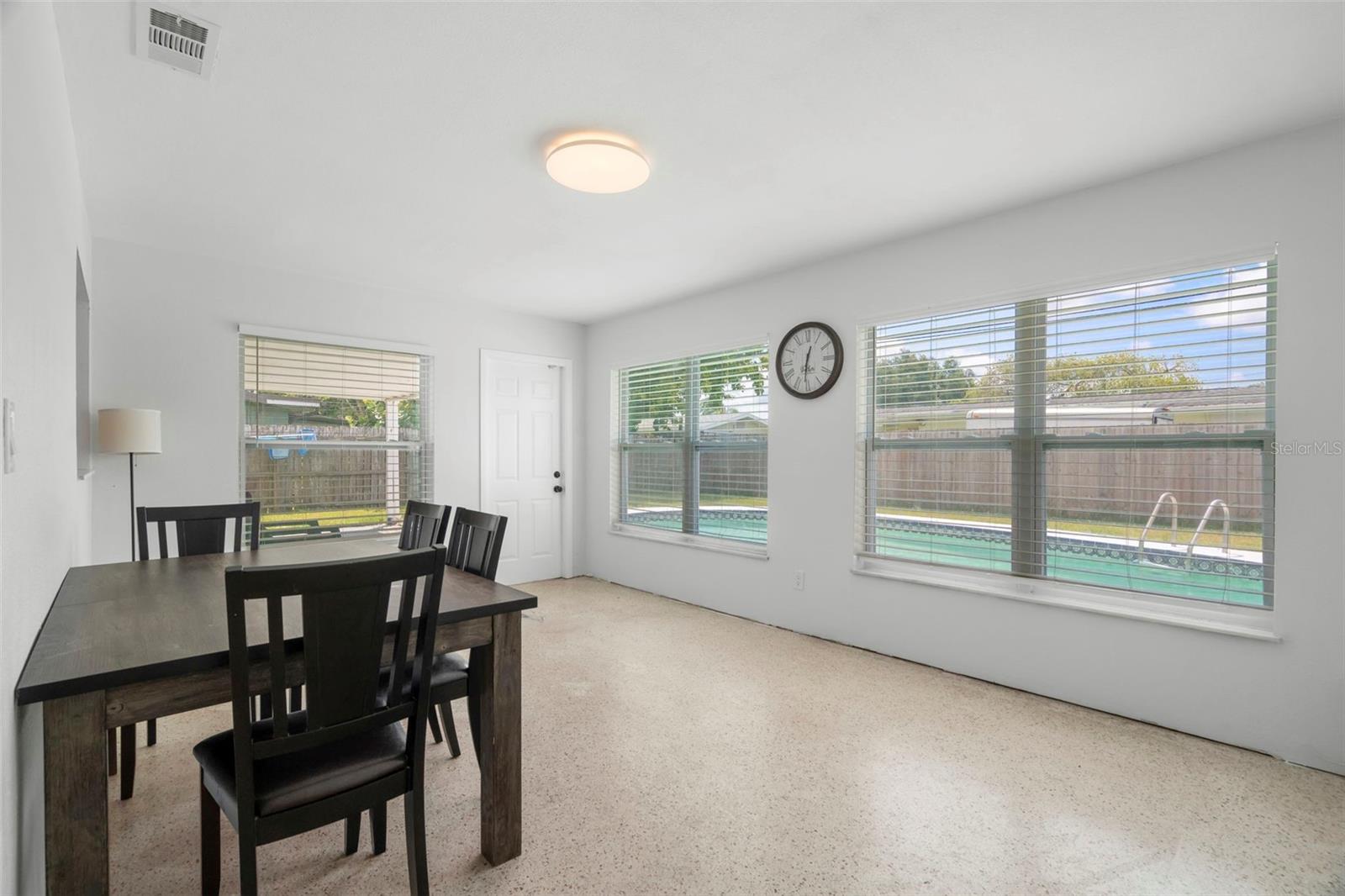 Family room/dining area