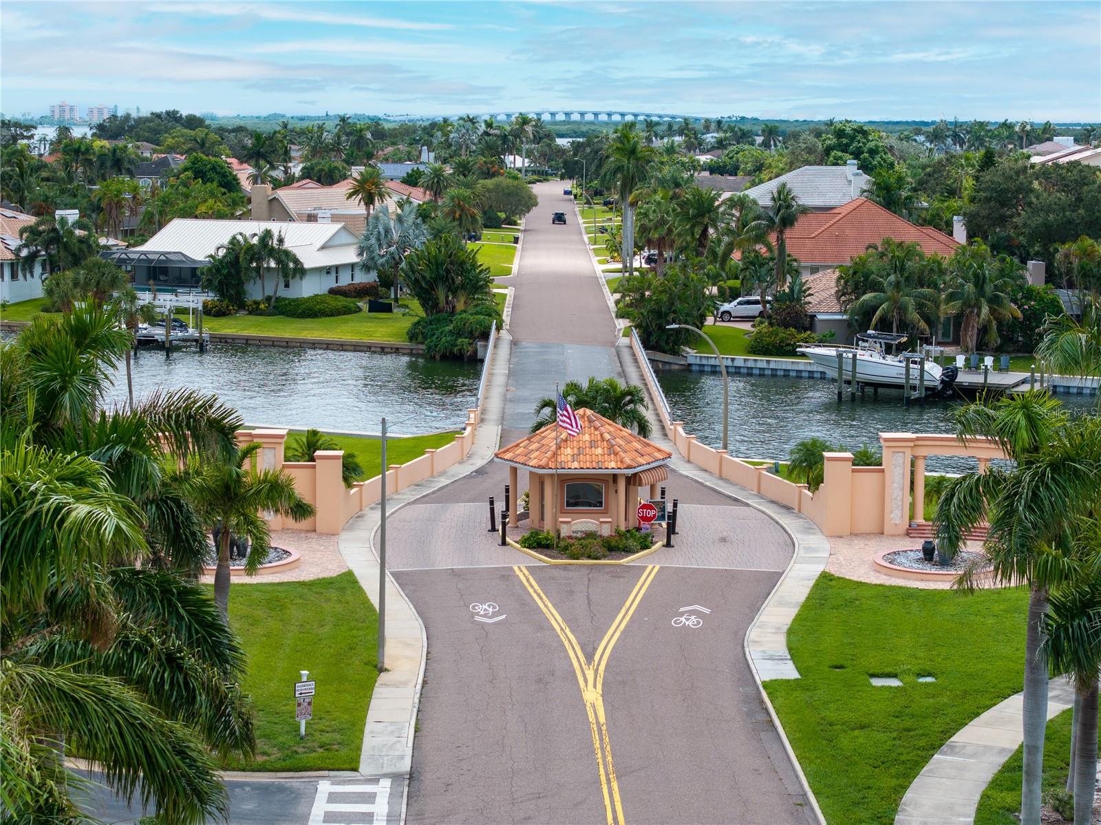 The Bayway Isles Community website boasts: “Two Islands & Four Lakes: Where the water meets the land and boats out number people.